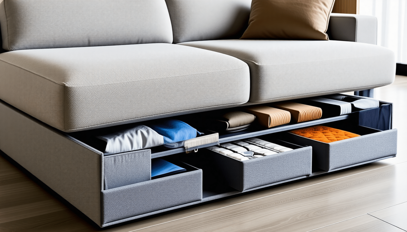 découvrez comment optimiser l’espace sous votre canapé en installant un dressing modulable pratique et esthétique. gagnez en rangement malin sans sacrifier le style de votre salon !