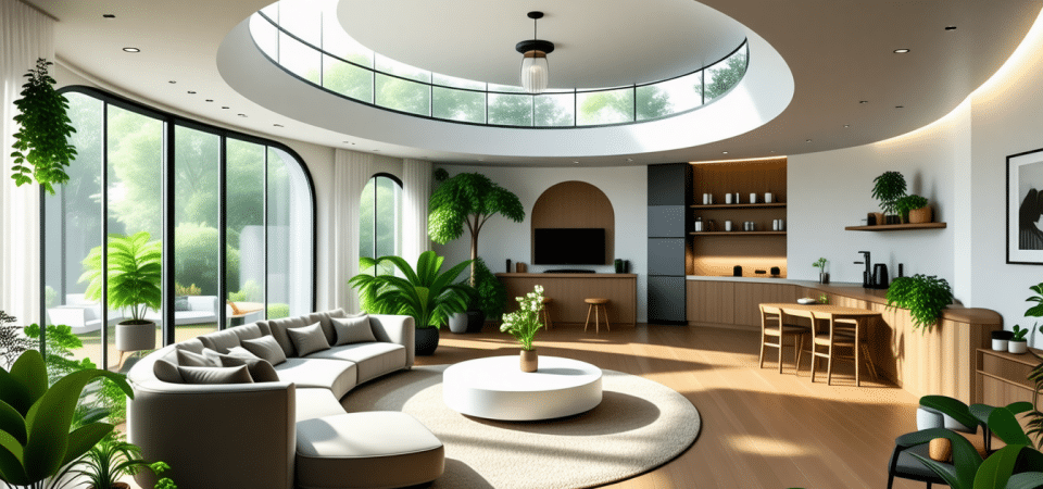 Optimiser la circulation dans une maison ronde à une seule pièce